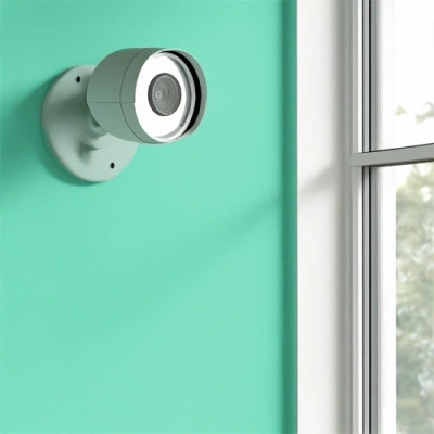 Chico vivint camera facing a window